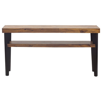 60 Inch Console Table Brown Rustic Moe's Home