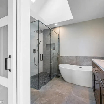 Curbless Shower and Tub Remodel in Carnation | Bezruchuk Inc