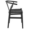 Evelina Outdoor Side Chair Set of 2, Black