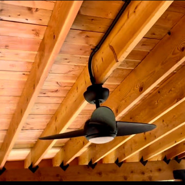 Custom Timberframed Covered Deck