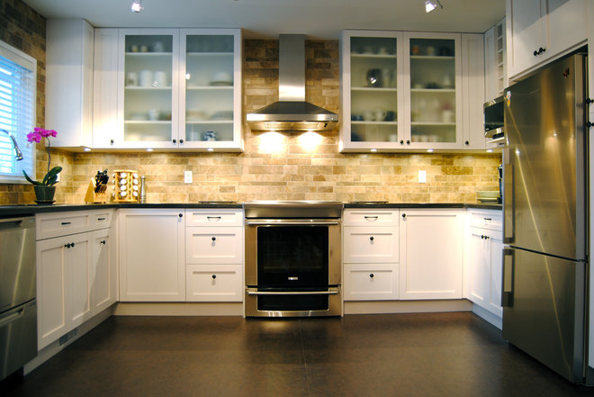 Contemporary Kitchen by Corey Klassen Interior Design