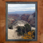 My Barnwood Frames - Western Frames, Wood Frame With Tacks, Sagebrush Series, 11"x14" - *PLEASE NOTE - Glass is included with frame sizes 16x20 or smaller. Larger sizes do not include glass due to the high risk of breakage in shipping.