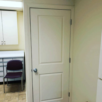 Closet added to medical Office.