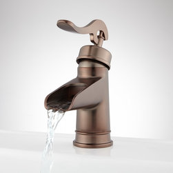 MELTON SINGLE-HOLE WATERFALL FAUCET - Bathroom Sink Faucets