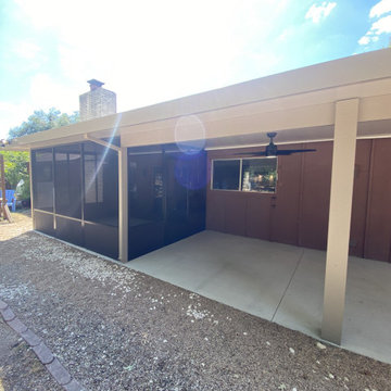 Screen Room & Solid Insulated Patio Cover