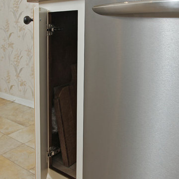 A Remodeling Trio of Antique White, Cocoa and Gray
