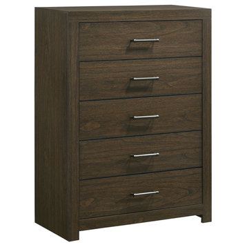 Picket House Furnishings Hendrix 5-Drawer Chest In Walnut BY400CH