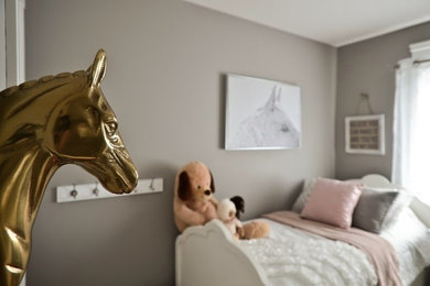 Example of a trendy bedroom design in Other