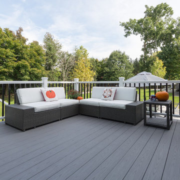 AZEK Deck, Unilock Patio and Firepit