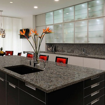Yellow Arctic Granite Kitchen