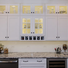 Ceiling-high kitchen cabinets