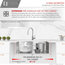 STYLISH 30" Premium Handcrafted Undermount 16G Stainless Steel Sink With Grids