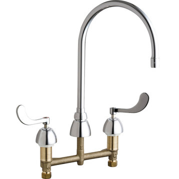 Chicago Faucets 786-GN8AE3AB Commercial Grade High Arch Kitchen - Chrome