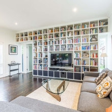 TV & Book Unit  - Family Room