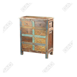 COLORED HORIZONS WOODEN DRAWER - Furniture