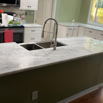 Fantastic White Dolomite Kitchen Countertops