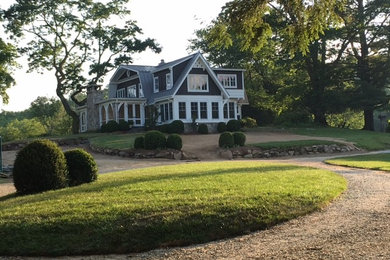 This is an example of a country home in Atlanta.