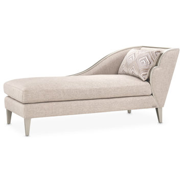 Camden Court LAF Chaise - Flax /Platinum