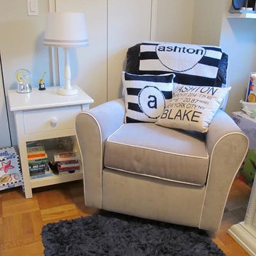 NYC Nursery-Navy + Yellow