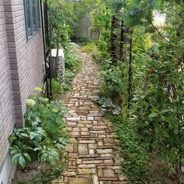 レンガ園路