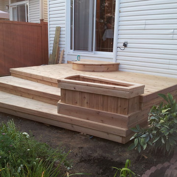 Collection of Cedar andPressure Treated Decks