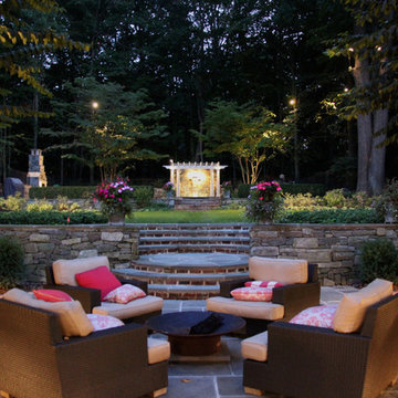 Spa feature at pool terrace