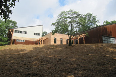 Example of a trendy exterior home design in Birmingham