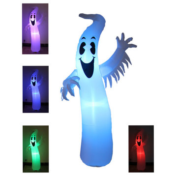 Ghost Color Changing LED Yard Decoration, 8 Foot