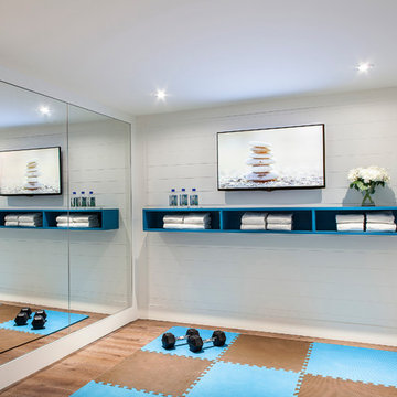 Airy Basement Home Gym