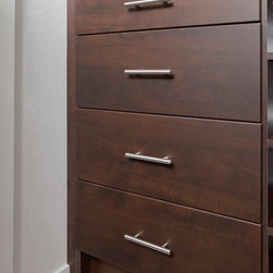 96mm Modern Bar Handles - Satin Nickel - Products
