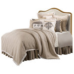 HiEnd Accents - 4-Piece Charlotte Comforter Set, Super Queen - Wash Instructions: Dry clean recommended