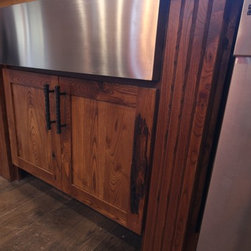 Coe Hill, Ontario   Rustic Wormy Ash Cottage Kitchen - Products