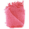Jasmine Coral Knit Throw