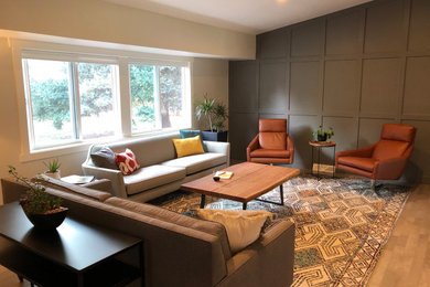 Example of a 1950s living room design in Denver