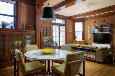 Dining room - transitional dining room idea in Louisville