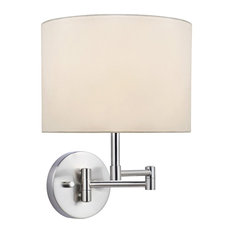 Kasen 1 Light Wall Sconce in Polished Steel