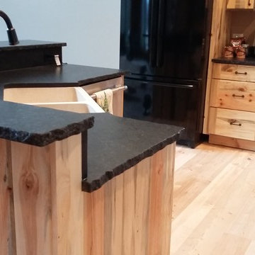 Black Pearl Satin Granite Kitchen Counter tops