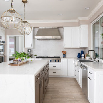 Traditional & Contemporary Kitchen and Primary Bath Remodel in Foothill Ranch