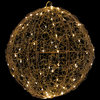 12" LED Twinkle Lighted Wire Ball Outdoor Christmas Decoration