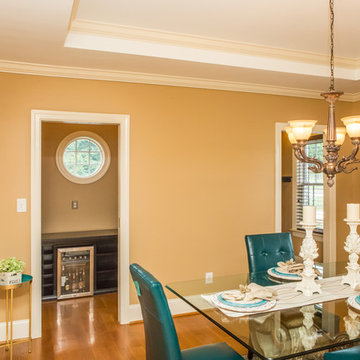 Staging before and after: vacant 3,500 sq ft home