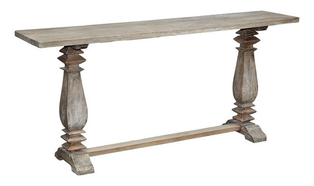 Santa Fe Balaustrade Console Table Rustic Mango Gray Wash Santa Fe Balaustrade Console Table Rustic Mango Gray Wash