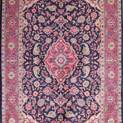 Persian Sarouk rug 4'6 X 7'2 - Area Rugs