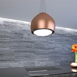 Futuro Futuro 21-inch Dome Copper Island Range Hood - Range Hoods And Vents