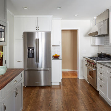 Transitional Mixed Media Kitchen Remodel