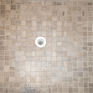Nude Transitional Bathroom