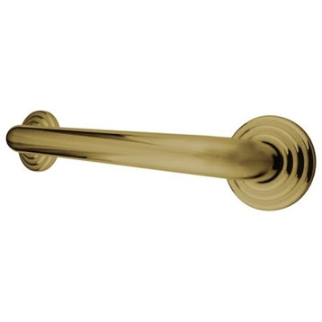 Kingston Brass 24" X 1-1/4" OD Grab Bar, Polished Brass