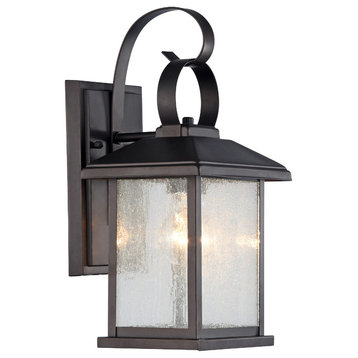 HINKLEY, Transitional 1 Light Outdoor Wall Sconce, 13" Height, Rubbed Bronze