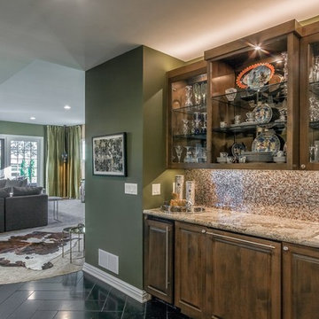 Global Eclectic Home Bar
