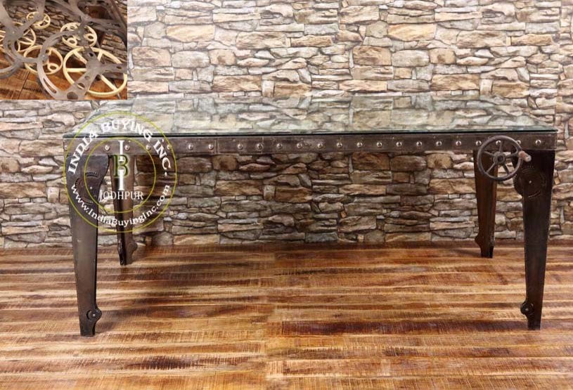 Gear Industrial dining table , Industrial coffee table ,industrial furniture