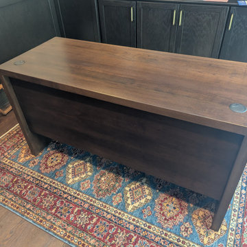 Custom Cherry Executive Desk | Solid Hardwood Home Office Desk